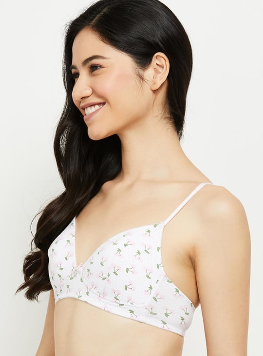 Women Printed Padded Bra - Pack Of 2 