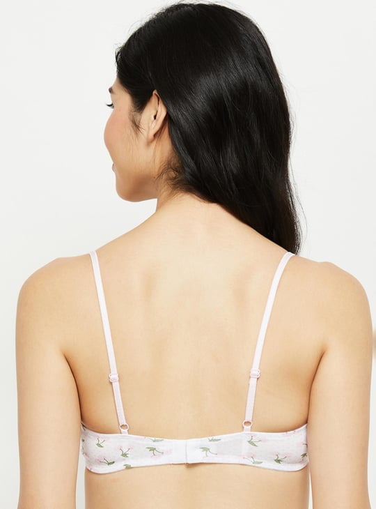 Women Printed Padded Bra - Pack Of 2 