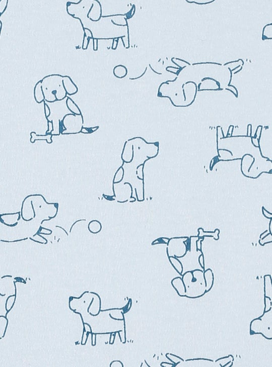 Boys Graphic Printed Anti-Bacterial Sleepsuit