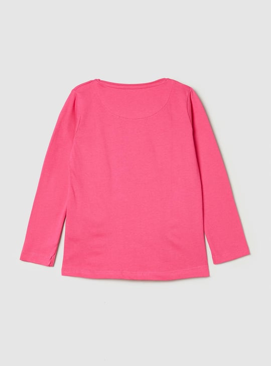 Girls Disney Princess Printed T-shirt