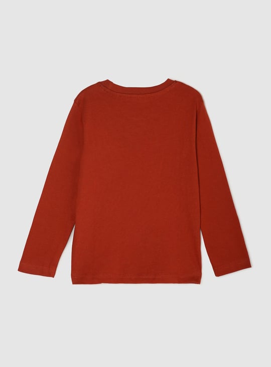 Boys Graphic Printed Crew Neck T-shirt 