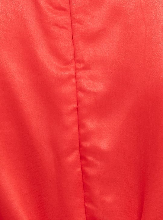 Girls Solid A-line Dress 