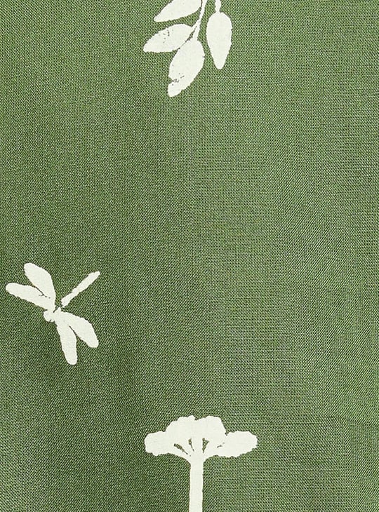 Women Printed Square Neck Top