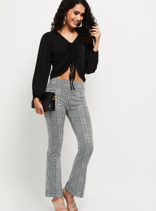 MAX Women Solid Crop Top