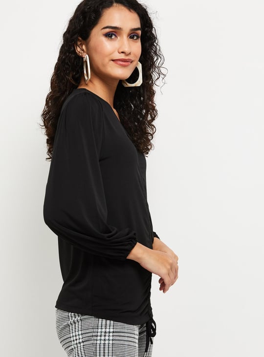 MAX Women Solid Crop Top