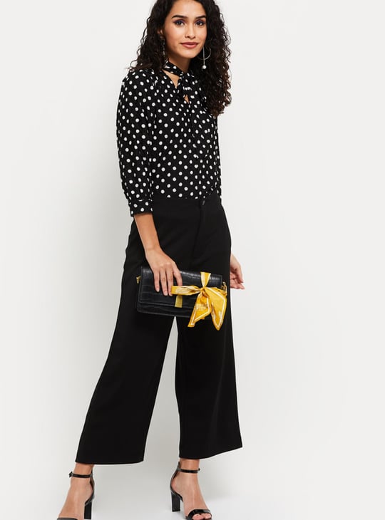 Women Polka Dot Print Top