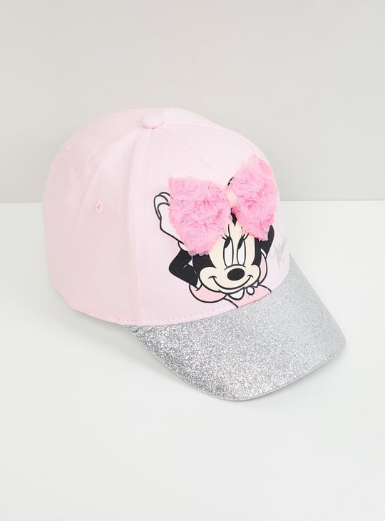 Girls Minnie Mouse Printed Cap