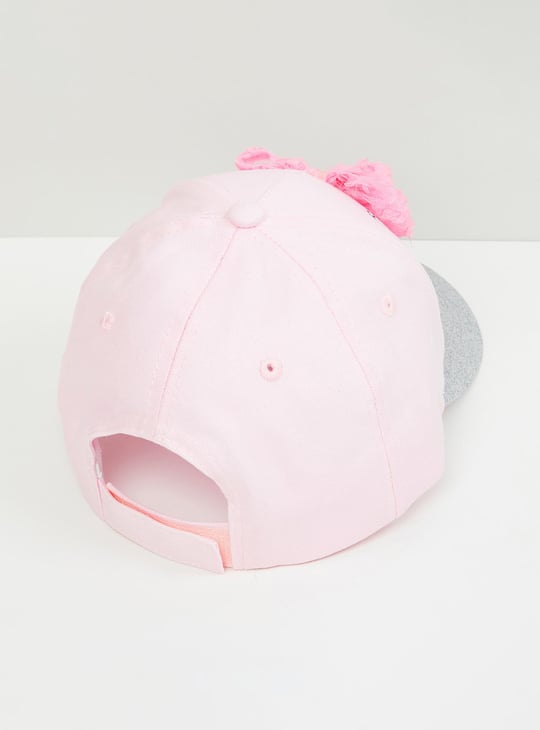 Girls Minnie Mouse Printed Cap