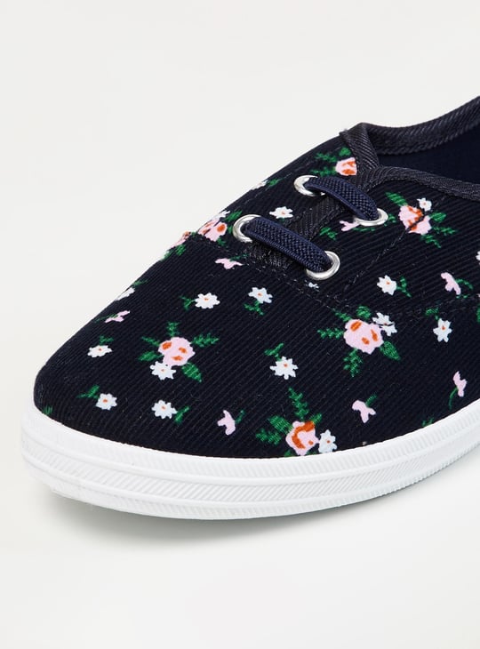 Girls Printed Slip-On Shoes