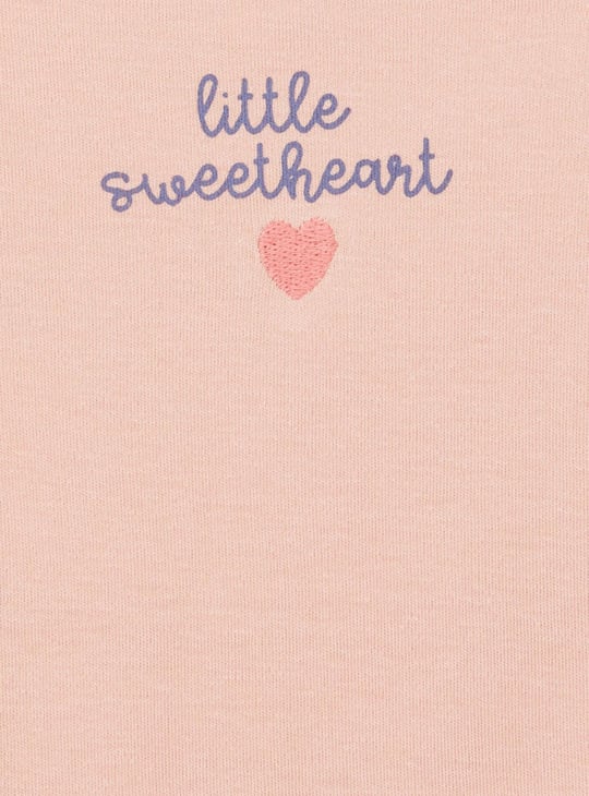 Girls Printed Anti-Bacterial Bodysuit - Pack of 4 