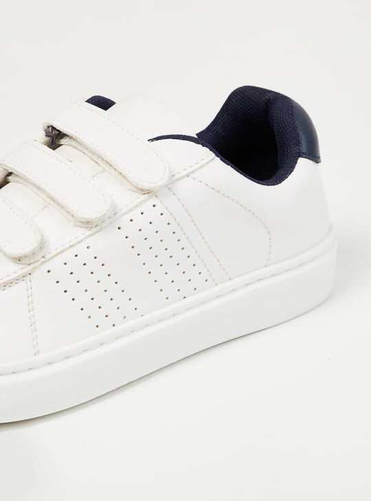 Boys Sold Velcro-Strap Slip-On Casual Shoes