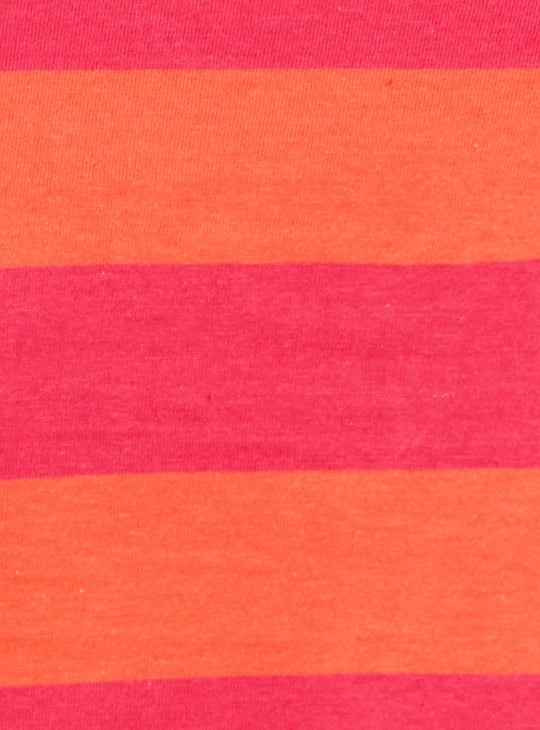  Women Cotton Striped T-shirt