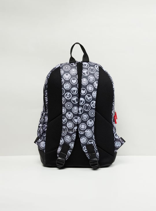 Men Avengers Printed Zip-Closure Backpack