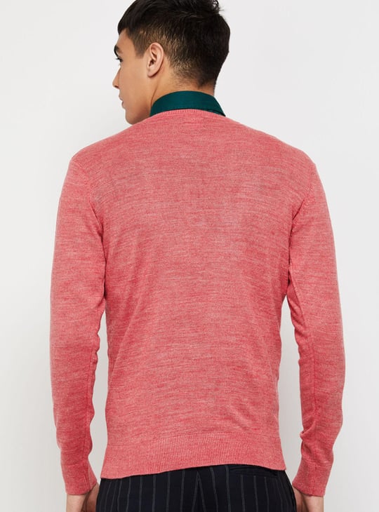Men Light Weight V-Neck Sweater