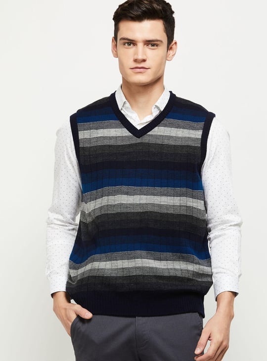 Men Reversible Sweater Vest