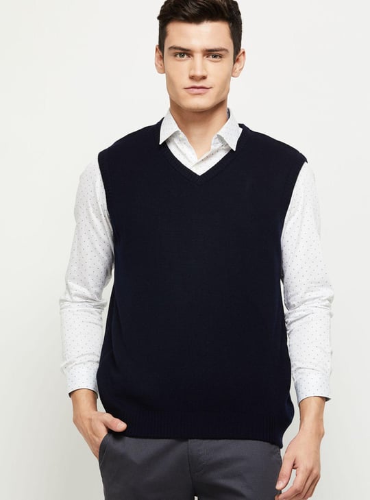 Men Reversible Sweater Vest