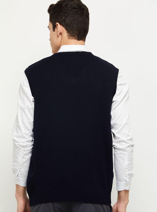 Men Reversible Sweater Vest