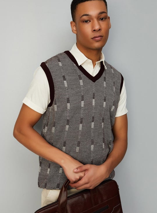 Men Reversible Sweater Vest