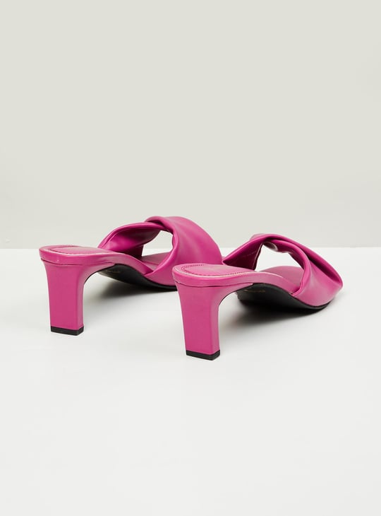 Women Solid Block Heels 