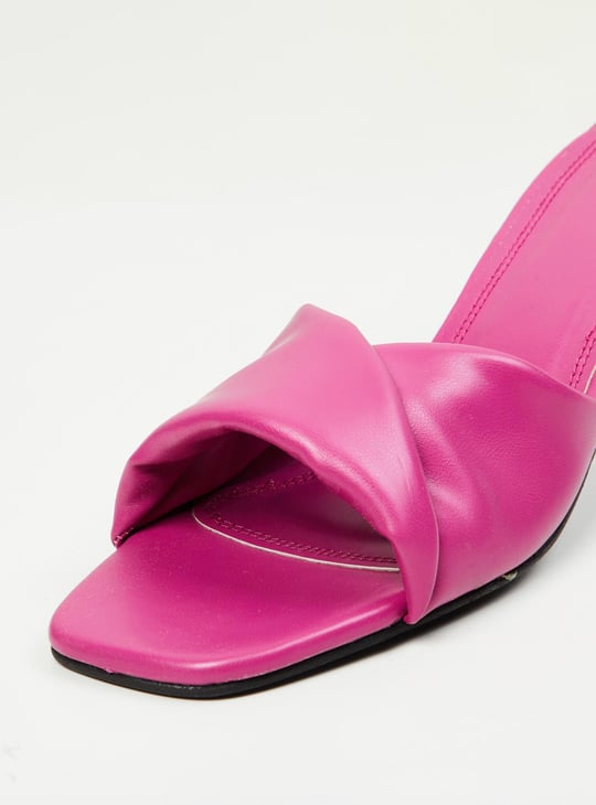 Women Solid Block Heels 