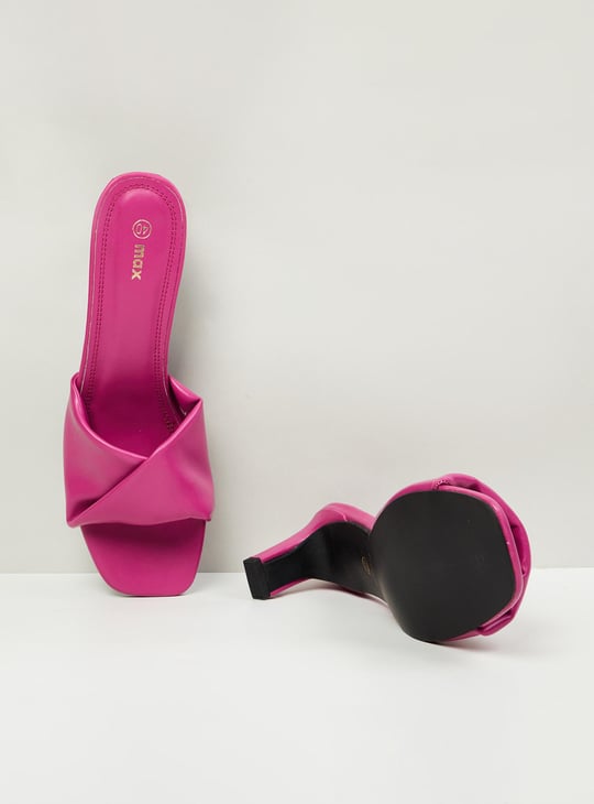 Women Solid Block Heels 