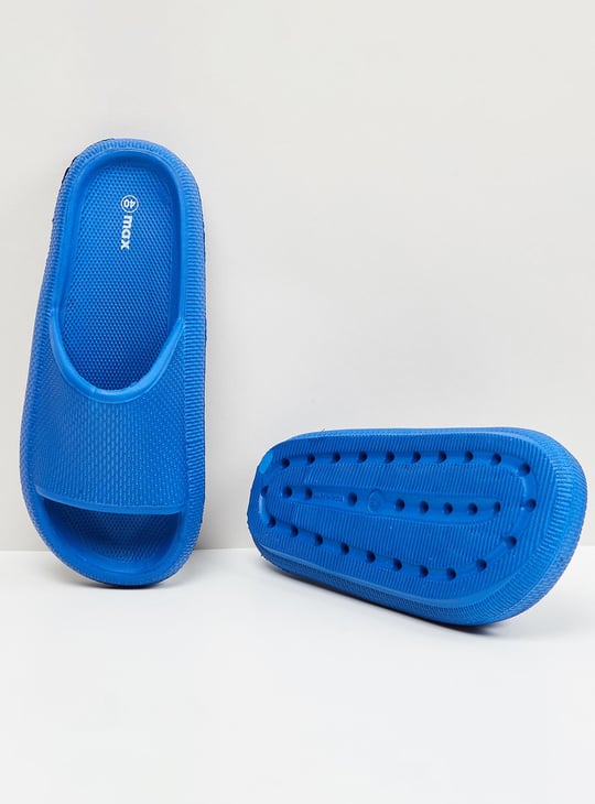 Women Textured Open Toe Sliders