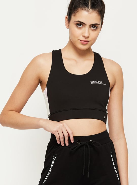 Colourblocked Sports Bra