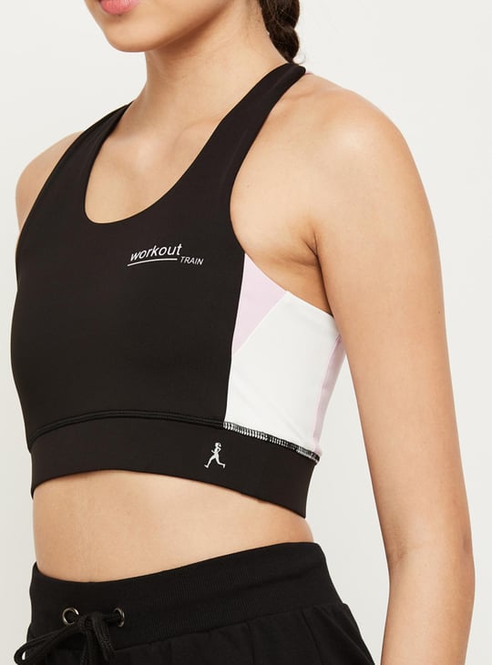 Colourblocked Sports Bra