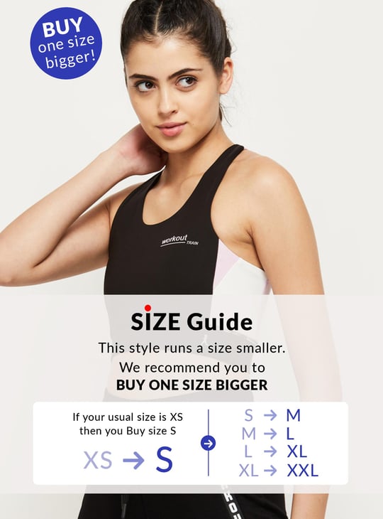 Colourblocked Sports Bra
