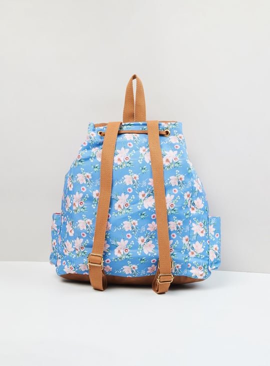 Women Floral Printed Backpack 