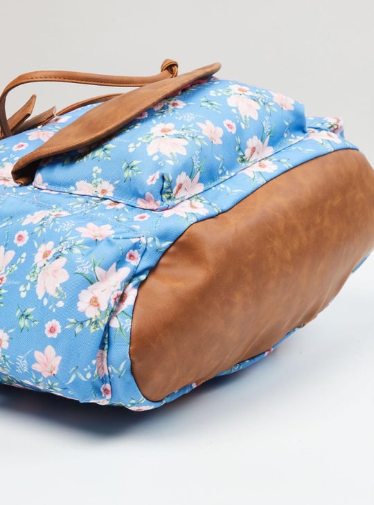 Women Floral Printed Backpack 