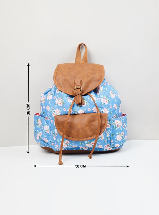 Women Floral Printed Backpack 