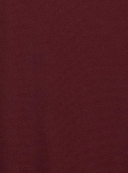 Women Solid Tie-Up Neck Top