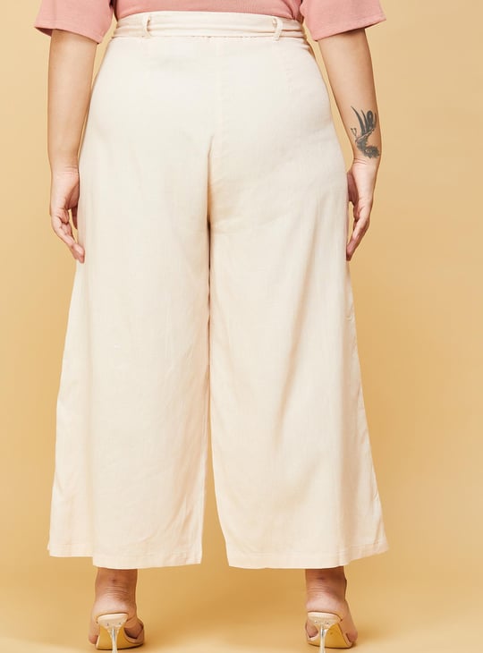 Women Solid Cropped Culottes 