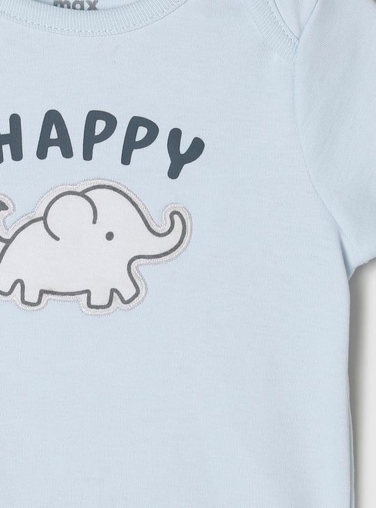 Boys Print Body Suit Pack - Pack of 4