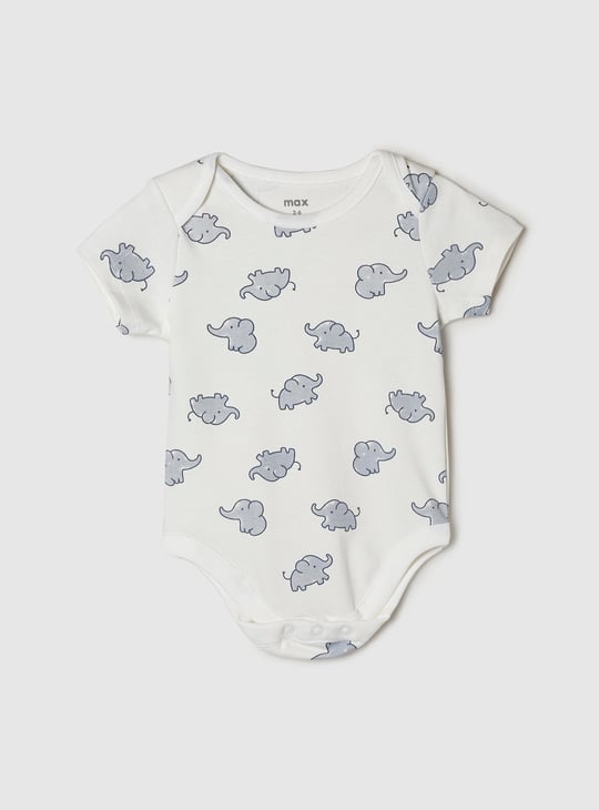 Boys Print Body Suit Pack - Pack of 4