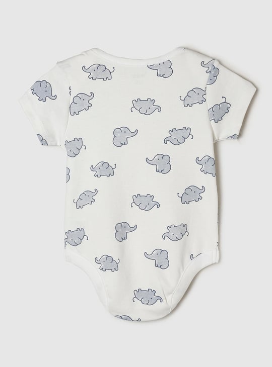 Boys Print Body Suit Pack - Pack of 4