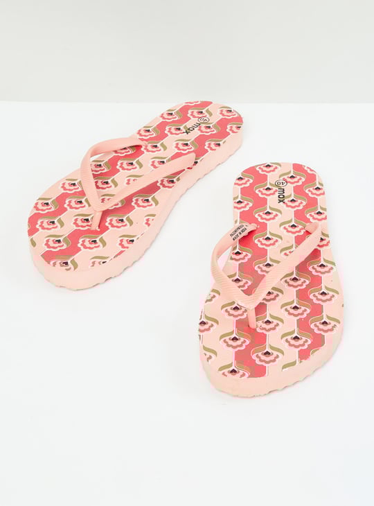 Women Printed Flip Flops