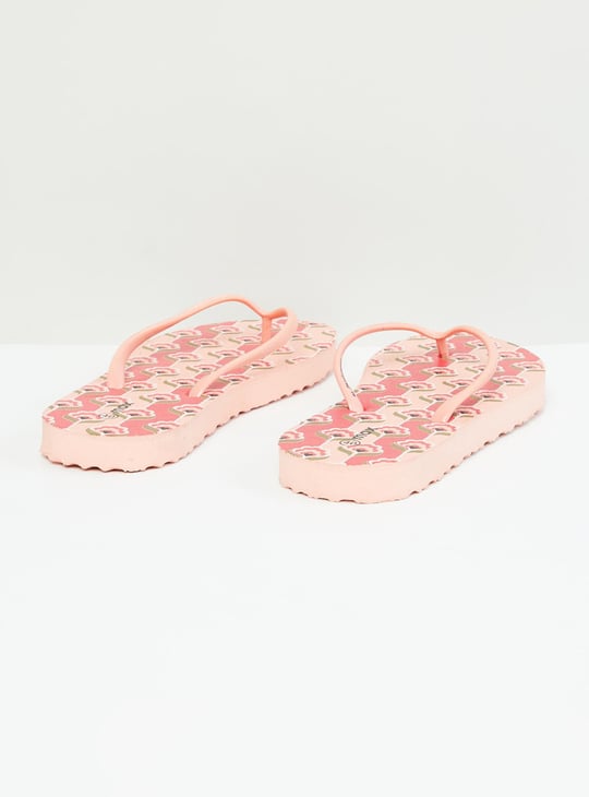 Women Printed Flip Flops