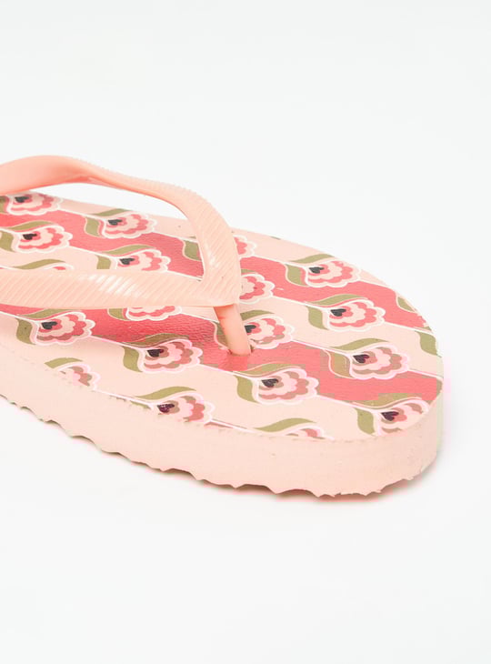 Women Printed Flip Flops