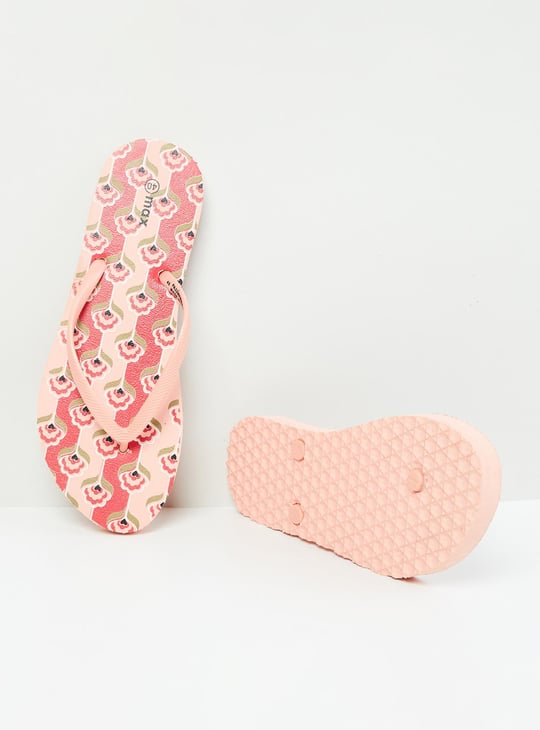 Women Printed Flip Flops