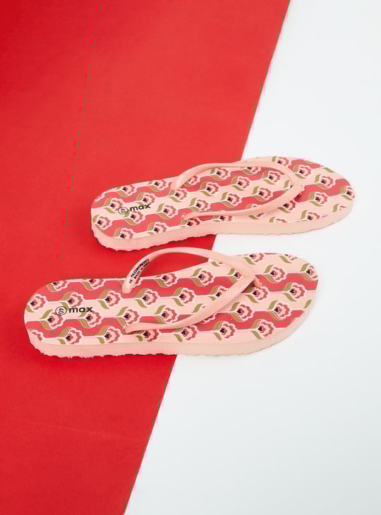 Women Printed Flip Flops