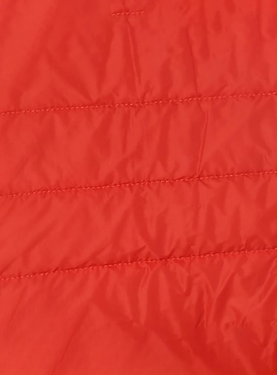 Boys Solid Hooded Puffer Jacket