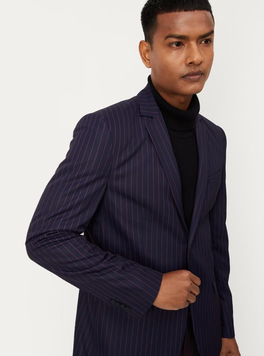 Men Classic Striped Blazer