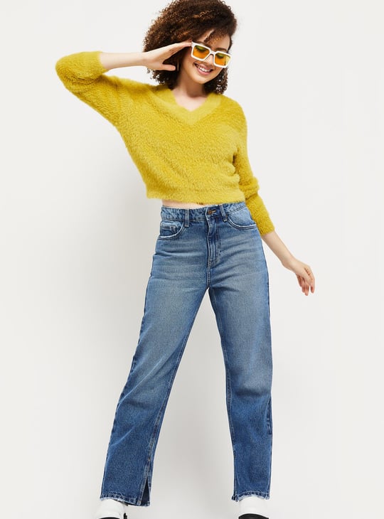 Women Textured Lightweight Sweater