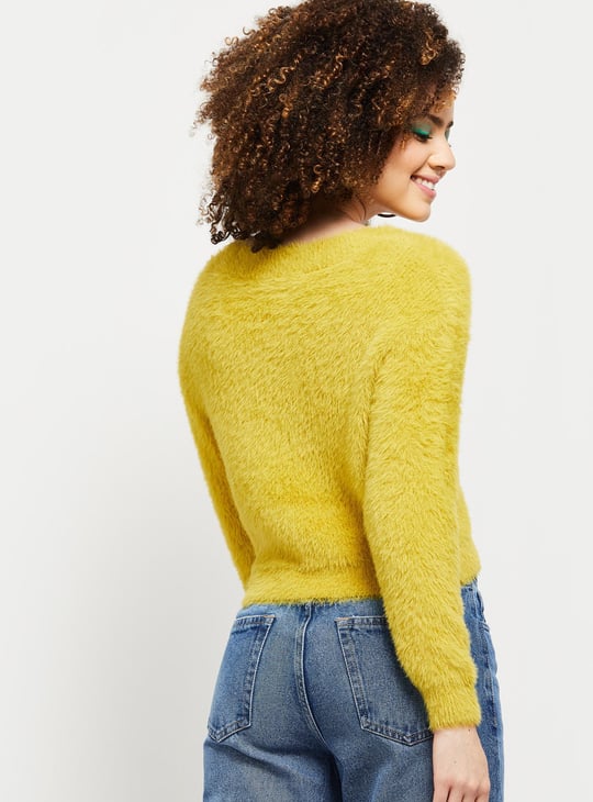 Women Textured Lightweight Sweater