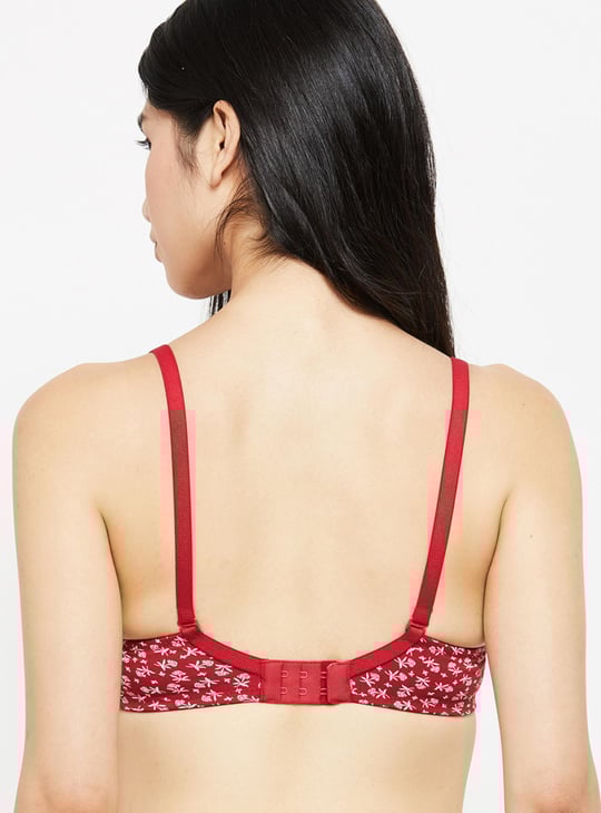 Women Printed Padded T-shirt Bra