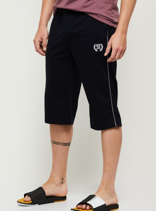 MAX Men Solid Elasticated Shorts