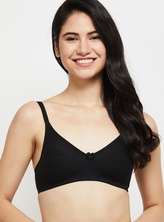 Women Solid Lightly-Padded Bra - Pack of 2 