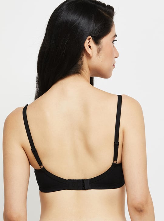 Women Solid Lightly-Padded Bra - Pack of 2 